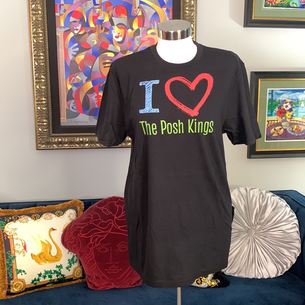 THE POSH KINGS NEW “I ❤️ THE POSH KINGS” UNISEX T-SHIRT - Picture 3 of 4